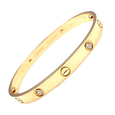 cartier love gold bangle|cartier gold bangle with diamonds.